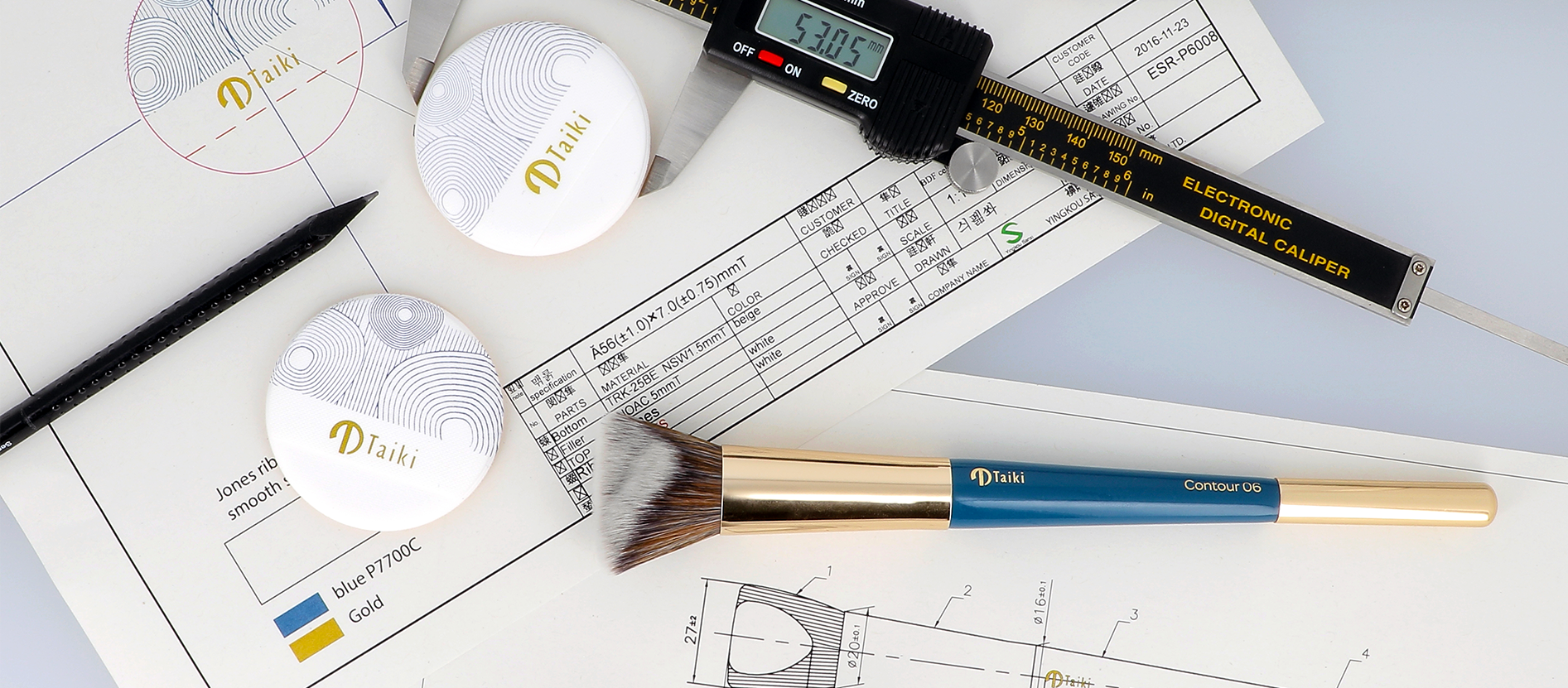 Taiki private label cosmetic tools